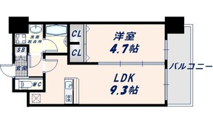 プレジオ布施ASIANの物件間取画像